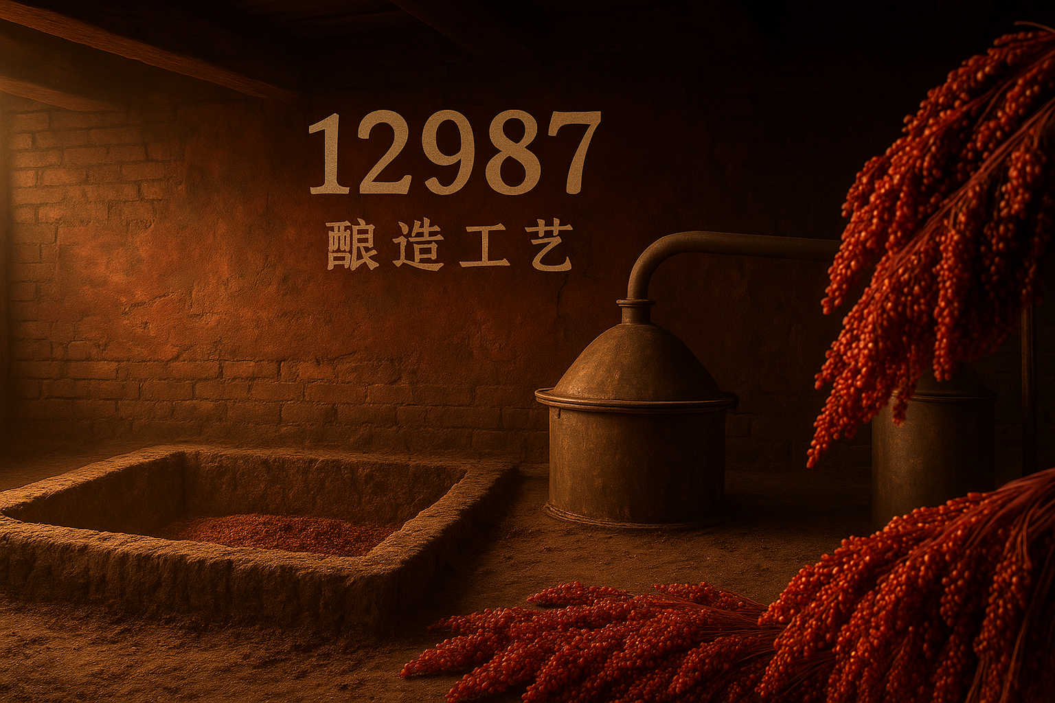 贵州酱香白酒“12987”酿造工艺图